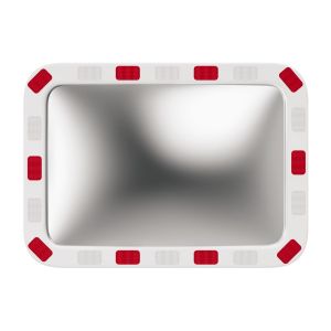 Зеркало со световозвращающей окантовкой прямоугольное